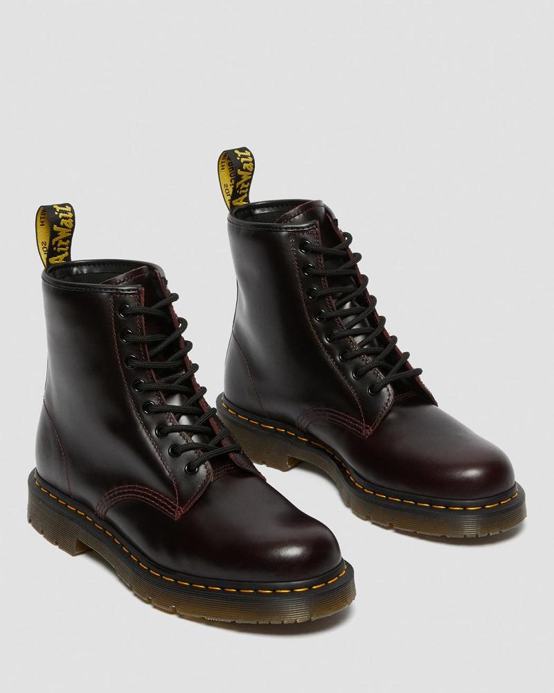 Dr Martens 1460 Slip Resistant Atlas Læder Arbejdsstøvler Dame Bordeaux | DK 394OKI